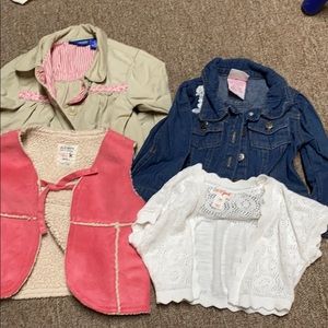 18 month girls light jackets